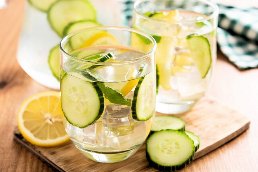 Water Detox -  Lemon, Mint and Cucumber.