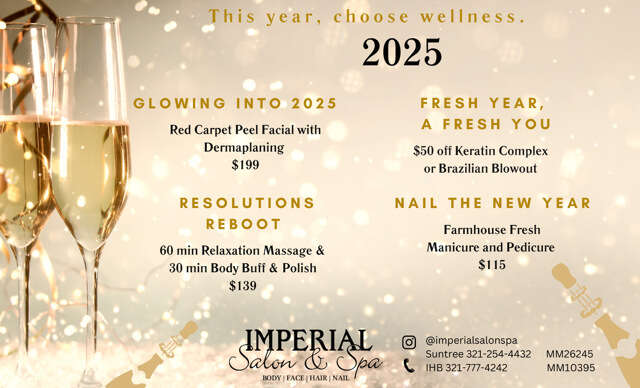 2025 Wellness Specials Spa and Salon